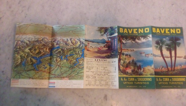 Depliant/opuscolo.baveno. lago maggiore . guida turistica vintage