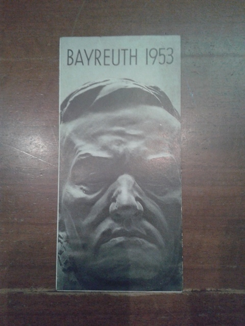 Depliant/opuscolo.bayreuth. guida turistica vintage 1953