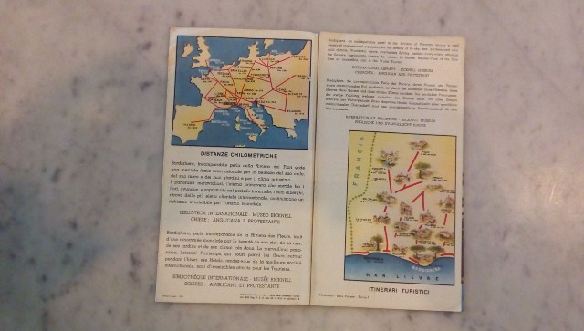 Depliant/opuscolo.bordighera. guida turistica vintage
