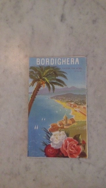 Depliant/opuscolo.bordighera. guida turistica vintage