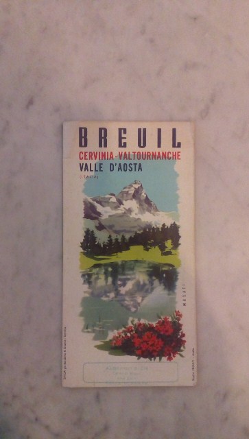 Depliant/opuscolo.brevil . guida turistica vintage
