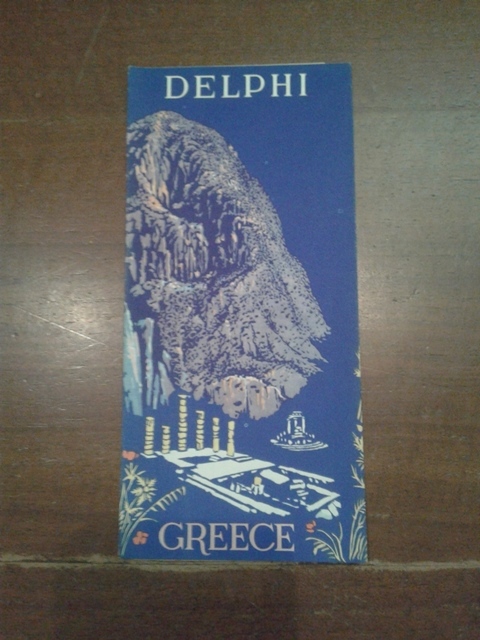 Depliant/opuscolo.delphi greece. guida turistica vintage 
