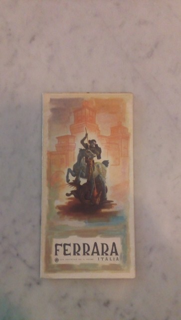 Depliant/opuscolo.ferrara. guida turistica vintage