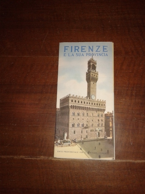 Depliant/opuscolo.firenze.guida turistica vintage