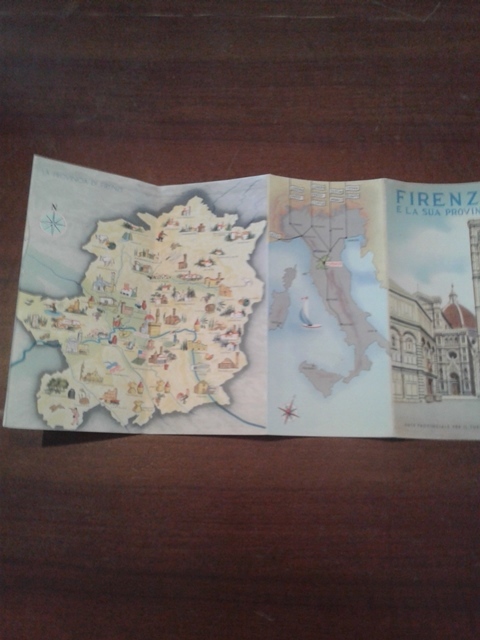 Depliant/opuscolo.firenze.guida turistica vintage