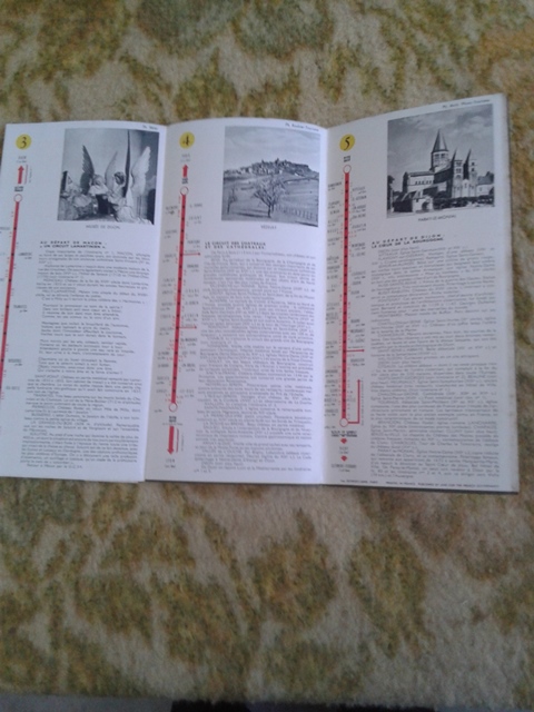 Depliant/opuscolo.france bourgogne. vintage guida turistica