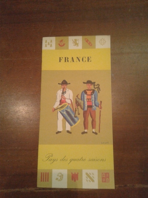 Depliant/opuscolo.france. guida turistica vintage