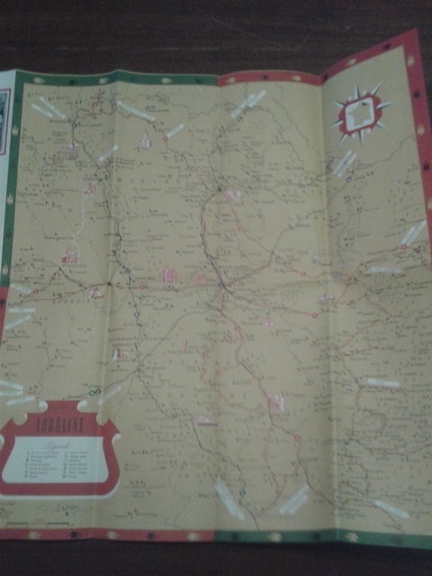 Depliant/opuscolo.france lorraine. guida turistica vintage