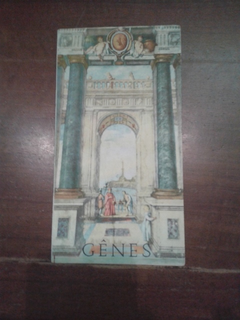 Depliant/opuscolo.genes. guida turistica vintage