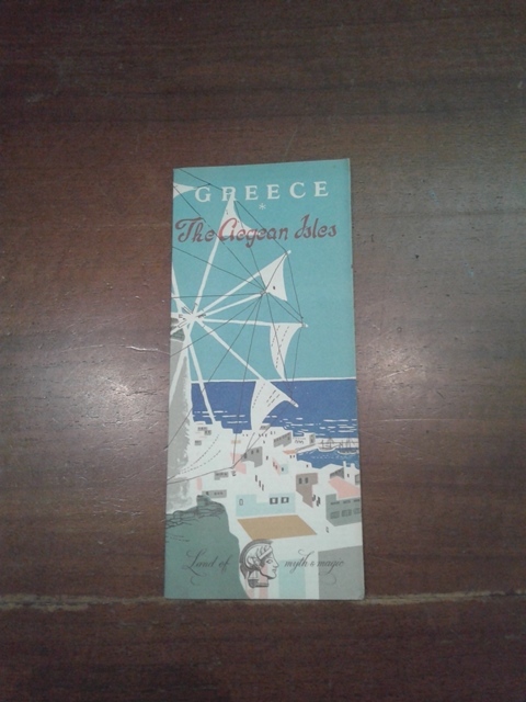 Depliant/opuscolo.greece. guida turistica vintage