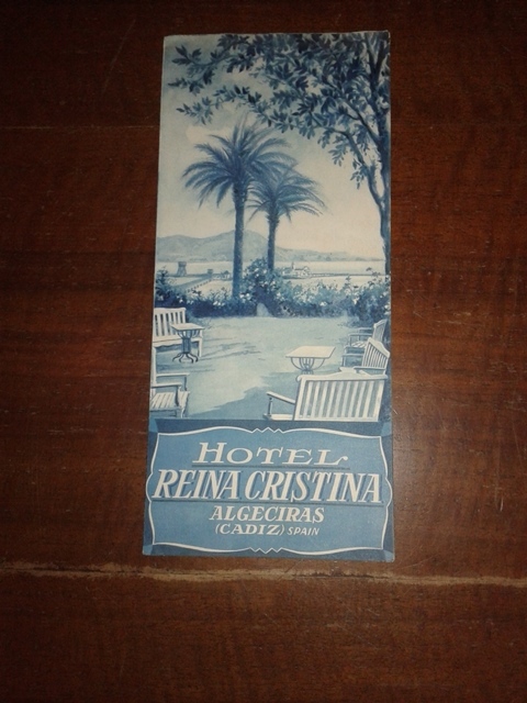 Depliant/opuscolo.hotel reina cristina.guida turistica vintage