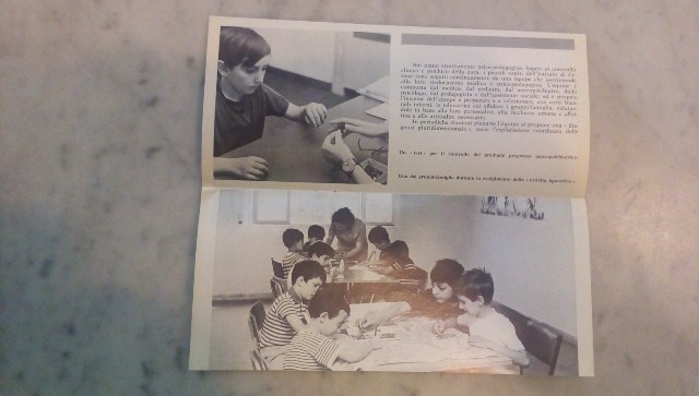 Depliant/opuscolo.istituto medico psico pedagogico pio XII cesena. guida vintage