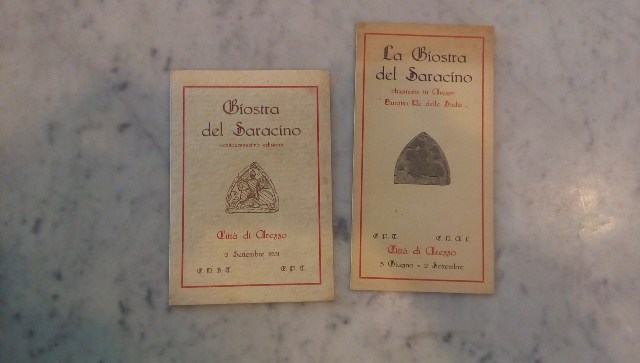 Depliant/opuscolo.la biostra del saracino. guida turistica vintage