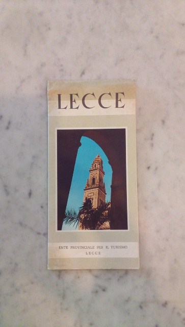 Depliant/opuscolo.lecce. guida turistica vintage