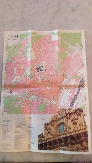 Depliant/opuscolo.lecce. guida turistica vintage