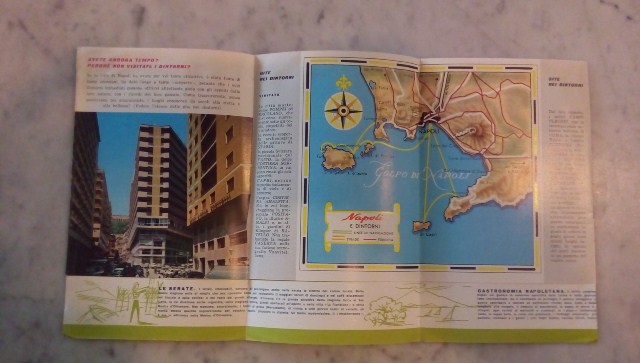 Depliant/opuscolo.napoli. guida turistica vintage