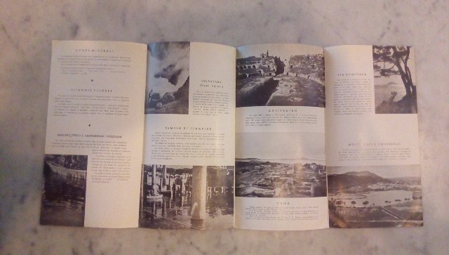 Depliant/opuscolo.pozzuoli. guida turistica vintage