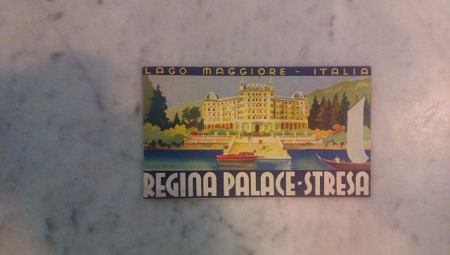 Depliant/opuscolo.regina palace-stresa. lago maggiore . guida turistica vintage