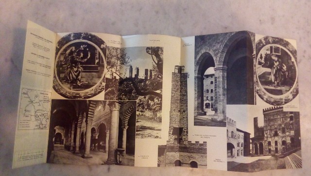 Depliant/opuscolo.s gimignano. guida turistica vintage