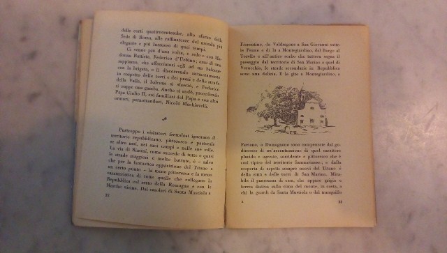 Depliant/opuscolo.san marino antica e nuova. Amy A. Bernardy. guida turistica vintage