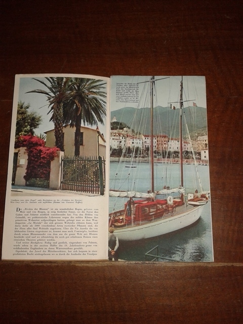 Depliant/opuscolo.sanremo.riviera dei fiori.guida turistica vintage 