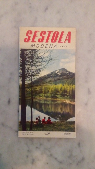 Depliant/opuscolo.sestola, modena. guida turistica vintage