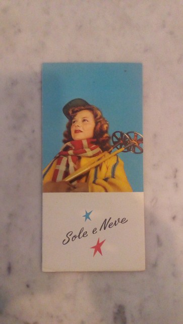 Depliant/opuscolo.sole e neve torino. guida turistica vintage