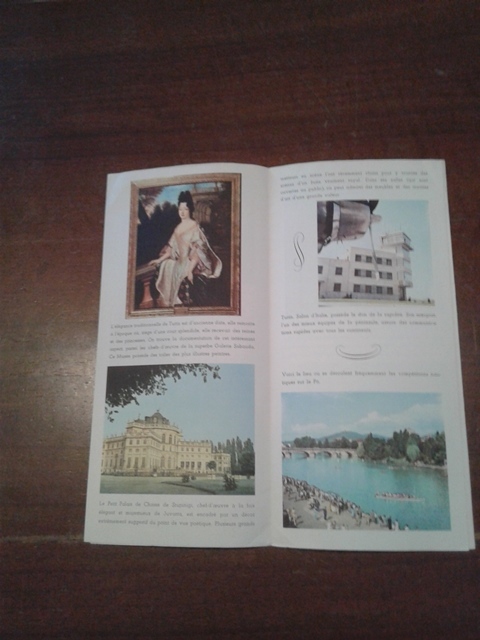 Depliant/opuscolo.turin, italie. guida turistica vintage