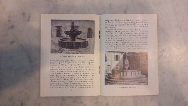 Depliant/opuscolo.viterbo. guida turistica vintage
