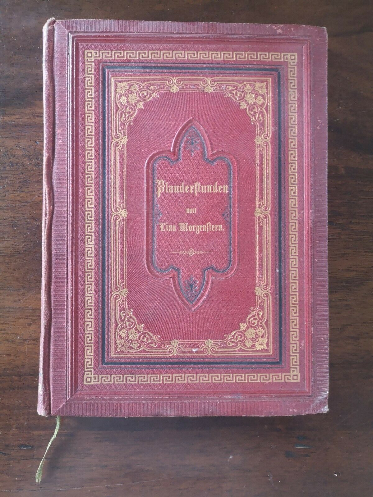 Die Plauderstunden Zwölf Erzählungen für die reifere Jugend Morgenstern Lina Liepzig Ferdinand Hirt & Sohn Vlg 1874