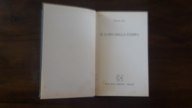 Il lupo della steppa - Hermann hesse Club degli editori