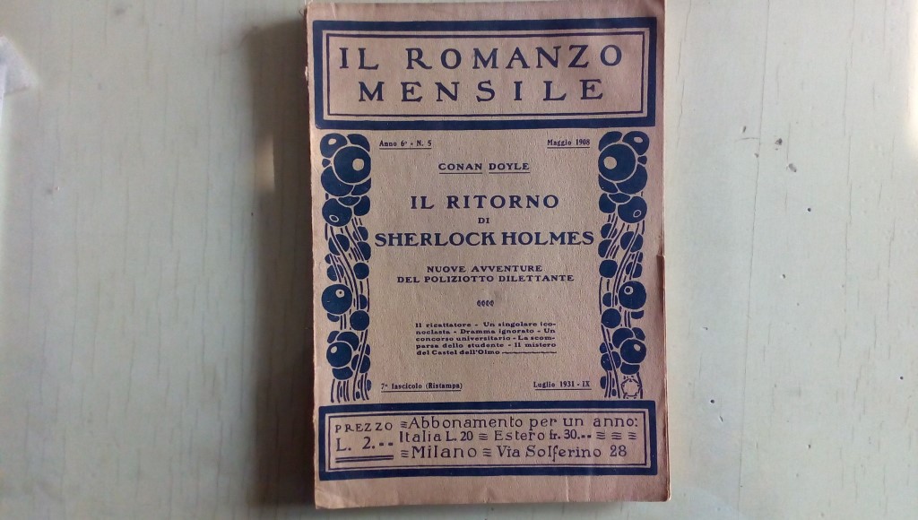Ilromanzo mensile/Il ritorno di sherlock holmes 1908 anno 6 n.5