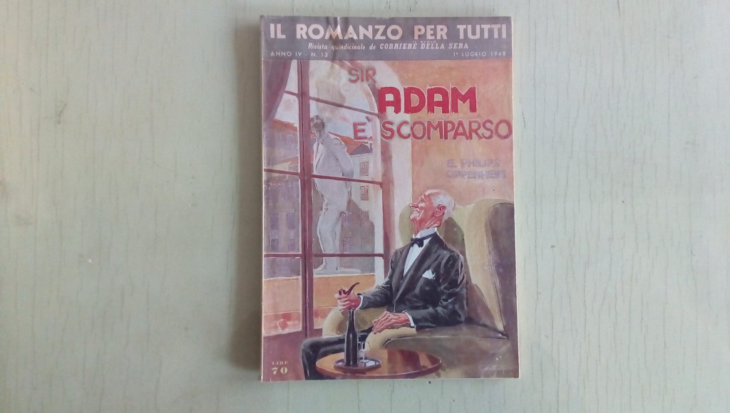 Il romanzo mensile/sir Adam è scomparso  1948