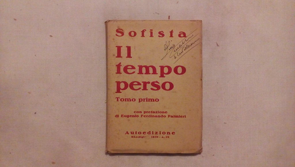 Il tempo perso - Sofista Gigi Fossati 1930