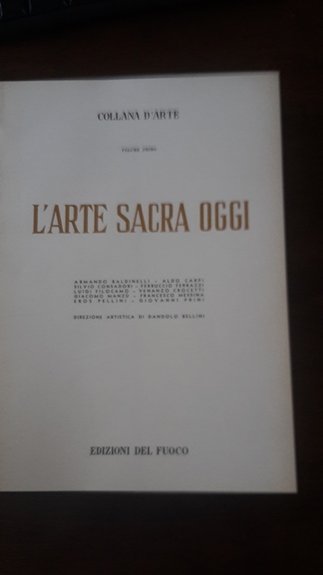 L'arte sacra oggi - Edizioni del fuoco