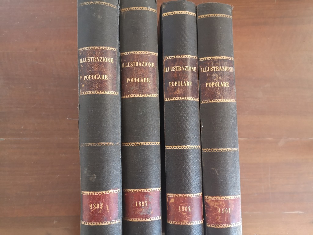 L'illustrazione polare giornale per le famiglie Treves editori  raccolta 1-52 n. XXXII XXXIV XXXVIII XXXIX anno 1895 1897 1901 1902