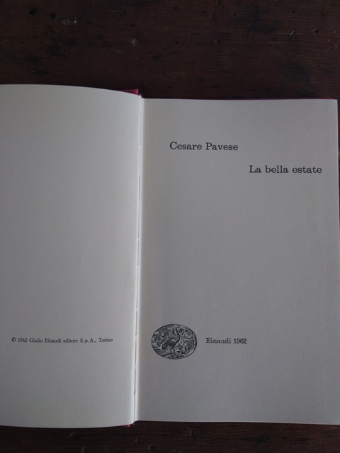 La bella estate cesare pavese 1962