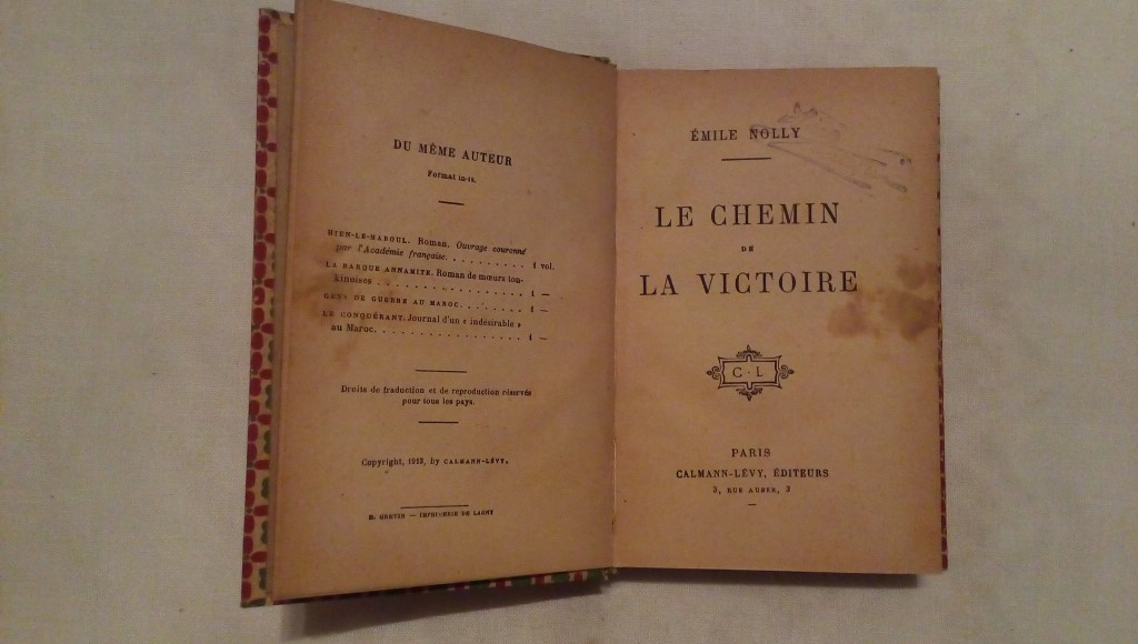 Le chemin de la victoire - Emile Nolly