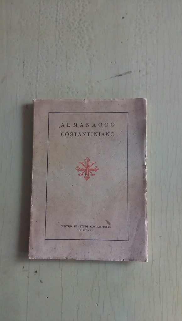 Libretto/ Opuscolo  ALMANACCO COSTANTINIANO   