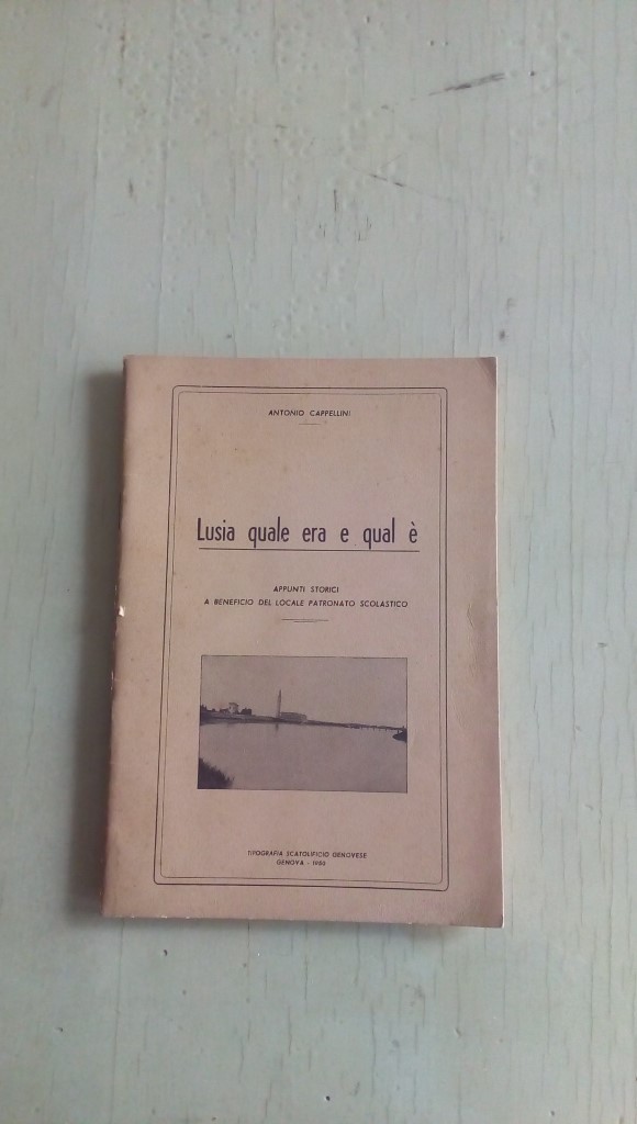 Libretto/ Opuscolo  Luisa quale era e qual è    Antonio Cappellini 