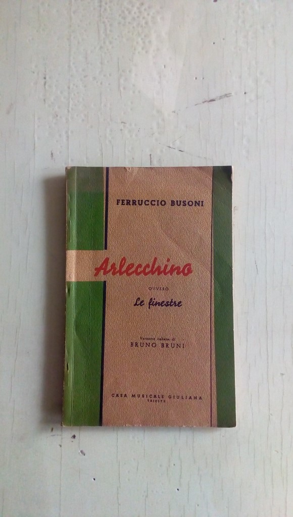 Libretto/ Opuscolo Arlecchino  Ferruccio Busani
