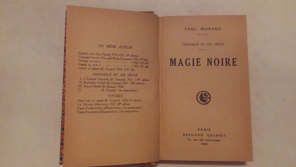 Magie Noire - Paul Morand