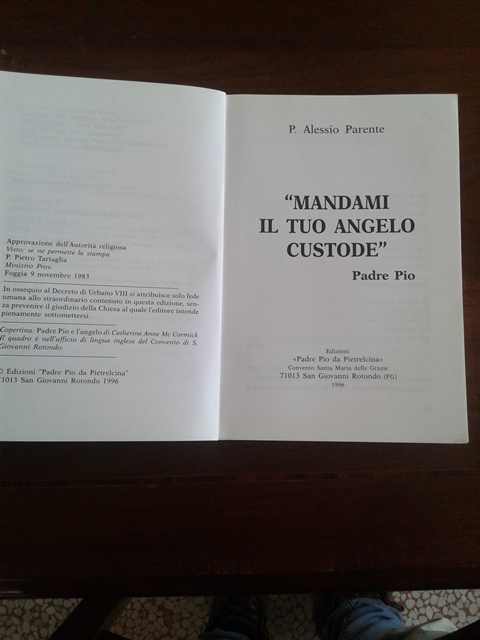 Mandami il tuo angelo custode - P. Alessio Parente 1996