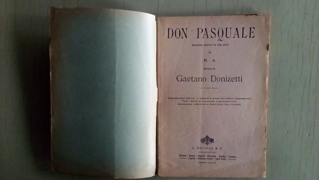 Opera/ DON PASQUALE 