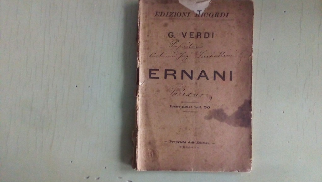 Opera/ ERNANI 