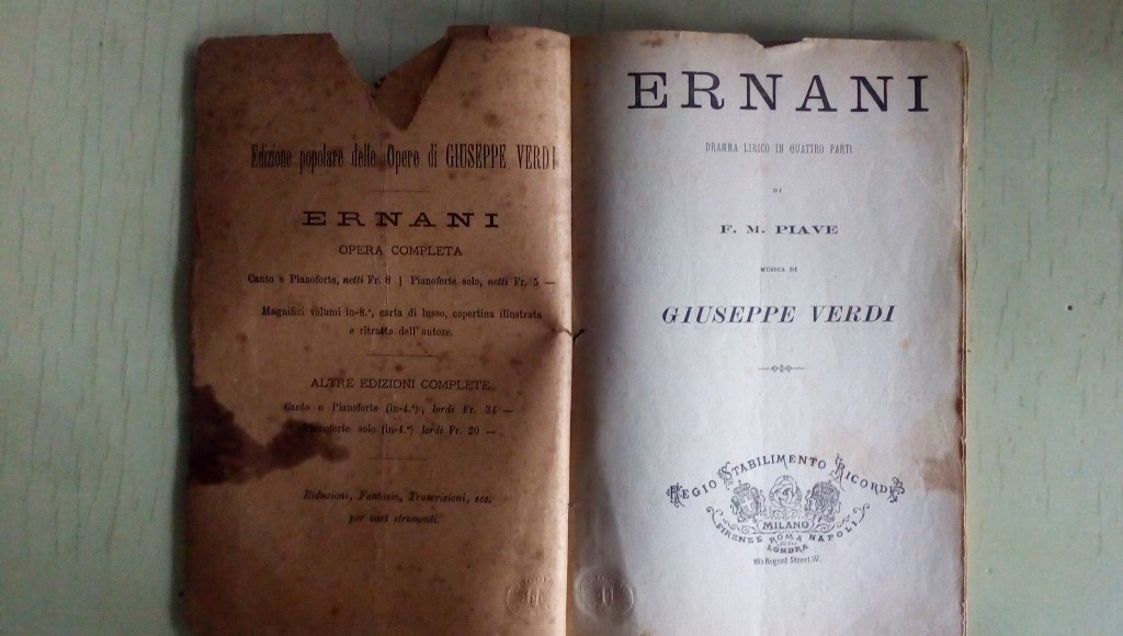 Opera/ ERNANI 