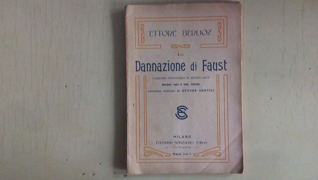 Opera/ la Dannazione di Faust 