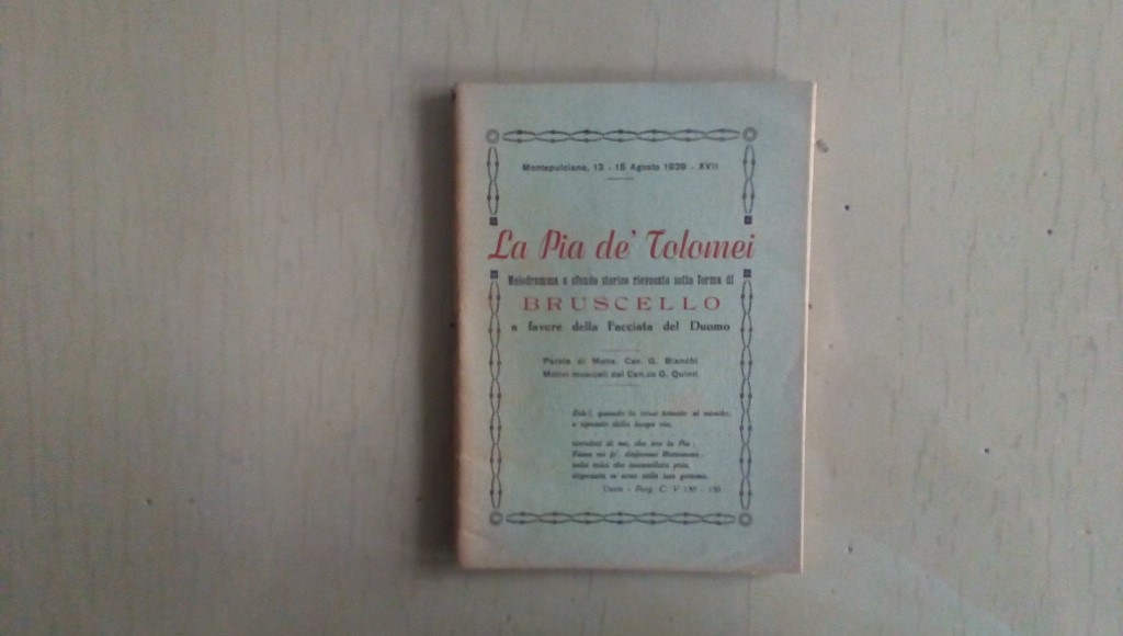 Opera/ La Pia de' Tolomei