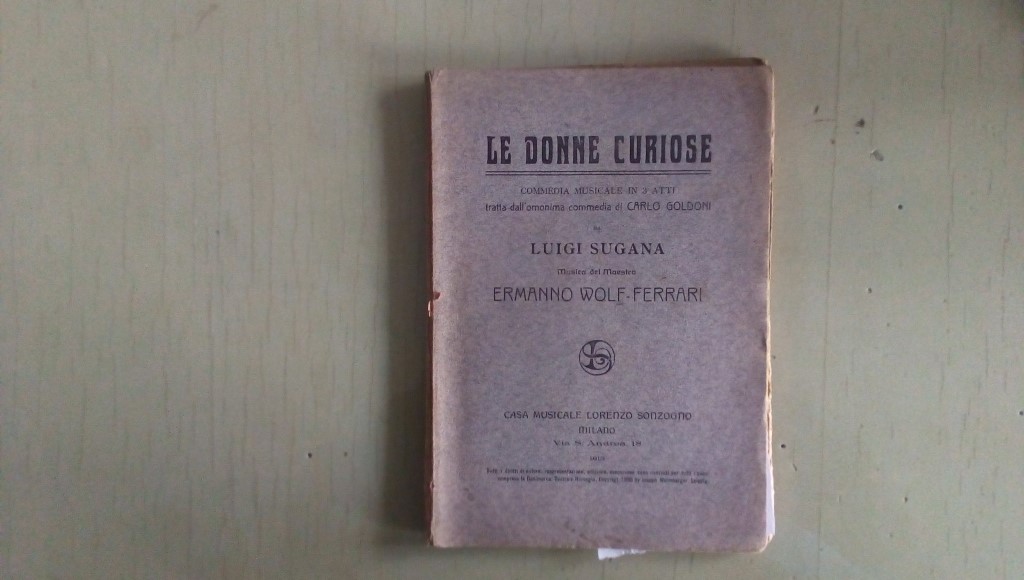 Opera/ LE DONNE CURIOSE 