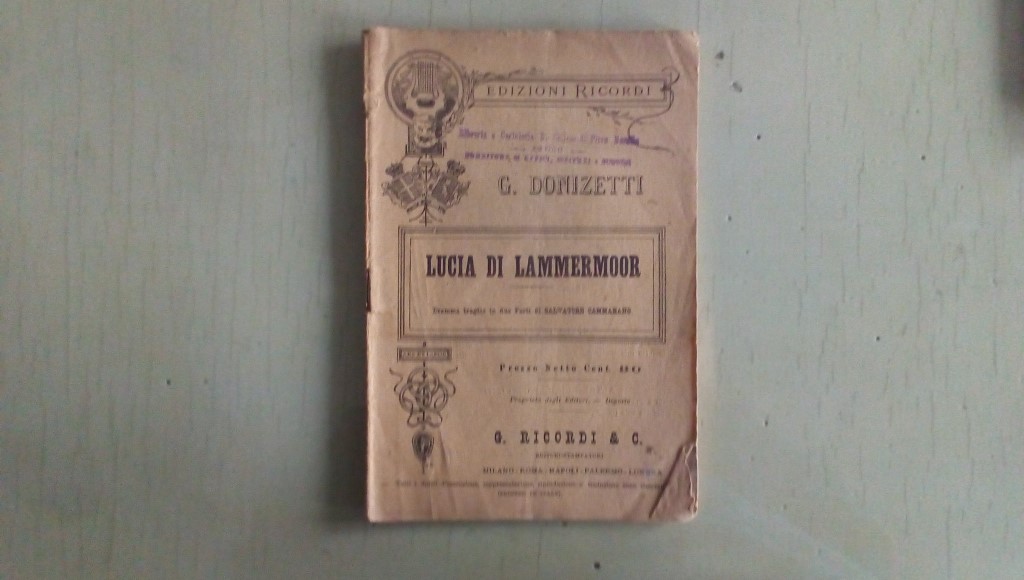 Opera/ LUCIA DI LAMMERMOOR
